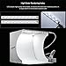 Portable Photo Studio Box for Jewellery and Small Items Photography Lighting Studio Box Booth Shooting Tent Kit with 2x20 LED Lights 6 Colors Backdrops