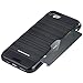 BENTOBEN iPhone 8 Case, iPhone 7 Case Black, Card Slots Slim Fit 2 in 1 Hybrid Anti-Slip Plastic Hard Shell Flexible TPU Bumper Shock-Absorption Protective Case for iPhone 8/iPhone 7(4.7 Inch), Black