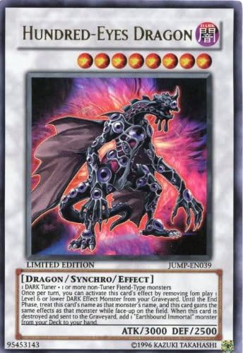 YuGiOh Shonen Jump Ultra Rare Hundred-Eyes Dragon JUMP-EN039