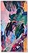 Salutto Women 100% Silk Scarves Paul Gauguin Flutist On The Cliffs Painted Scarf (3)