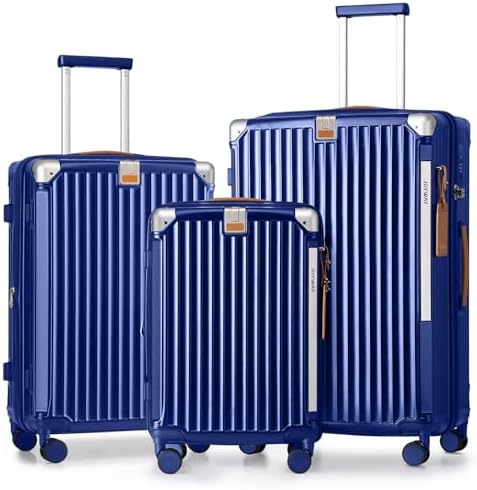 Amazon.com | Suitour Luggage 3 Piece Sets Hard Shell Luggage Set