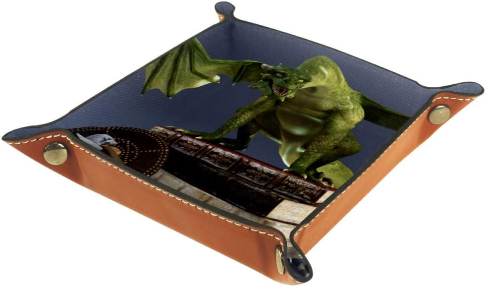 Vockgeng Cartoon-Drache Aufbewahrungsbox Korb Desktop Organizer