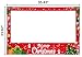 Christmas Photo Booth Prop Frame - Xmas Winter Holiday Party Supplies Decorations (Assembly Needed)