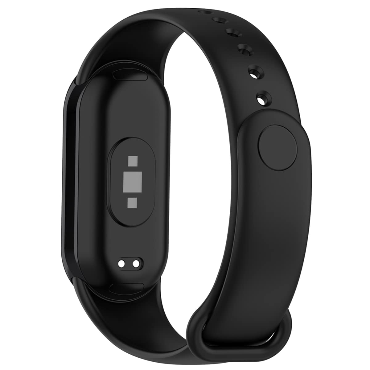 KOMI Strap Compatible with Xiaomi Mi Band 8/9, Silicone Strap Sport Replacement Band Wristbands for Mi band 9 Women Men(Black)