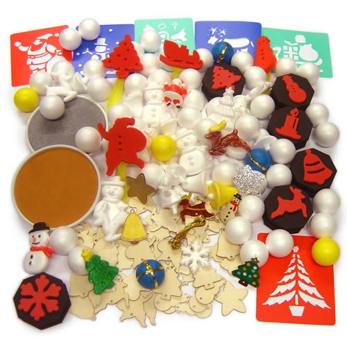 BCreativetolearn Christmas Craft Bumper Craft Box Make Your Own Xmas Decorations Make Xmas Cards Supplies