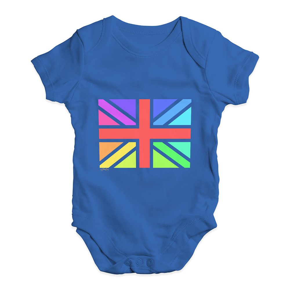 union jack baby grow
