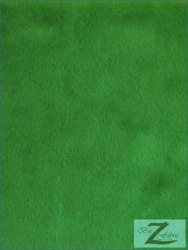 Velboa Faux Fake Fur Solid Short Pile Fabric - Kelly Green - 60" Width Sold by The Yard