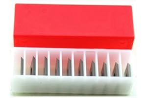 RTing 14mm Standard Square Carbide Insert Cutter Planer Knifes for DIY Wood Turning Tools,Helical Planer Cutter Head, (14-14-