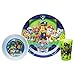 Zak Designs Paw Patrol 6-piece Mealtime Set, Paw Patrol, 3 piece set