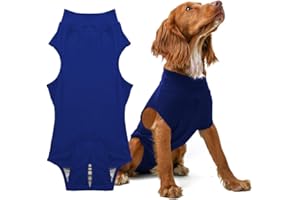 TAIL TRUSTED PupShield - Dog Surgery Recovery Suit Male and Female - All Dog Sizes - Easy to Use Anti Licking Design Breathable Comfortable - Spay & Neuter Recovery Suit - Surgical Onesie - Cone Alternative