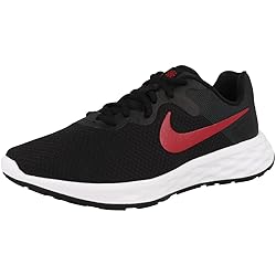 Nike Men's Running Shoes, Black Univ Red