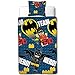 Lego Batman Movie Hero Single Duvet Cover Set - Rotary Design UK duvet cover size 53in x 78in