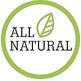 HUBERT All Natural" Labels White with Green Imprint