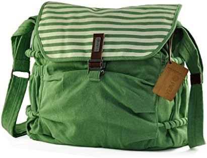 YUMC Melrose Canvas Messenger Bag (one size, Lime)