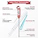 Meat Thermometer, Habor Cooking Thermometer [5.8 Inch Long Probe] with Instant Read, LCD Screen, Hold Function for Kitchen Food Smoker Grill BBQ Meat Candy Milk Water
