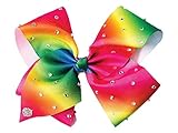JoJo Siwa Rhinestone Large Rainbow Signature Hair Bow Dance Cheerleader