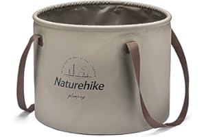 Naturehike Multifunctional Collapsible Water Basin, Folding Tub, Portable Bin, Lightweight Foldable Bucket with Handles for Camping, Dish Washing, Laundry, Fishing, Hiking