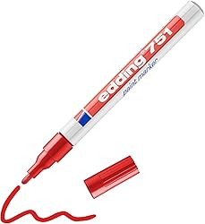 Edding 1-2 mm Permanent Marker - Red