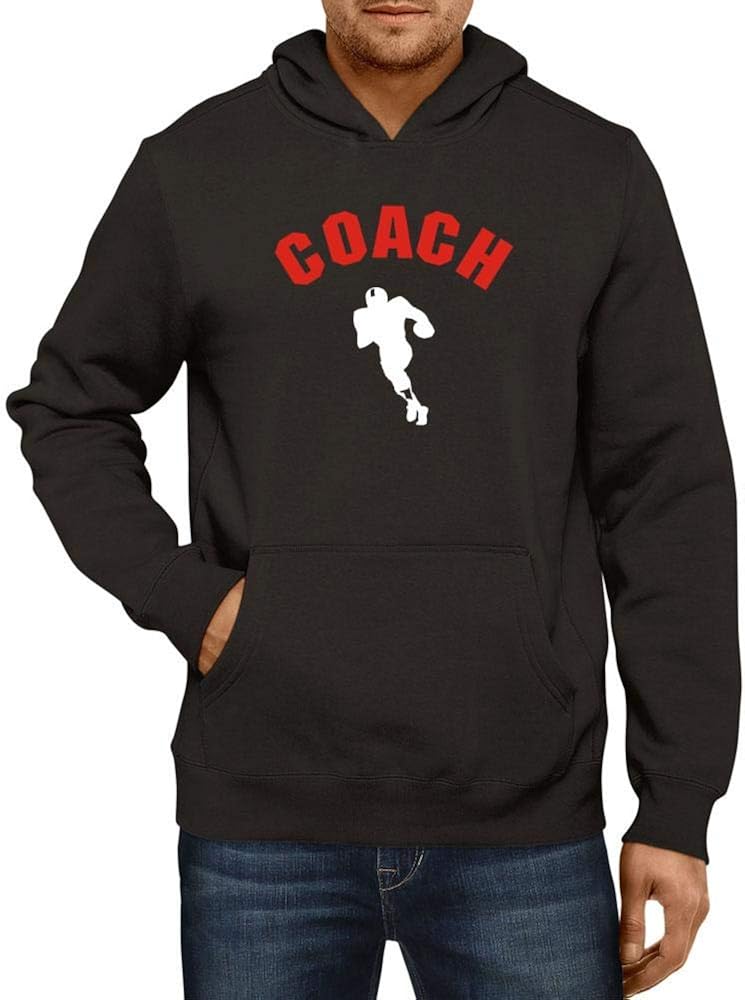 Idakoos Football Coach Hoodie Amazon.co.uk Clothing