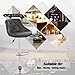 BestOffice Bar Stools Bar Stools Swivel Stool Height Adjustable Bar Chairs with Back PU Leather Swivel Bar Stool Set of 2 Kitchen Counter Stools Dining Chairs