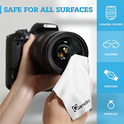 Garnetics Microfiber Cleaning Cloth - EXTRA LARGE PACK - to clean Tablet, Laptop, TV, LED, LCD screens, Displays, Glasses, Lens, Cell Phone - Computer Screen and Eyeglass cleaner - Thumbnail 3