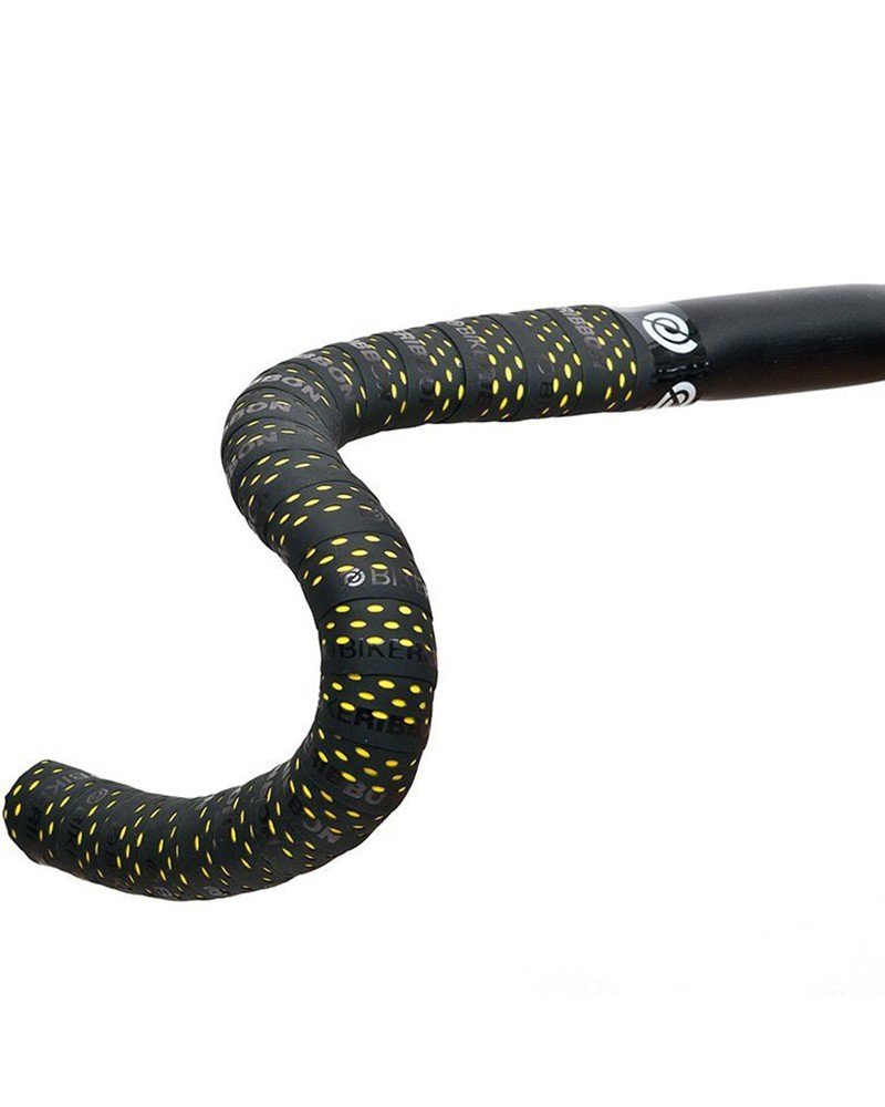 Bike Ribbon Unisex Drops, Black (Black / Yellow), One Size