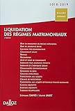 Liquidation des régimes matrimoniaux by