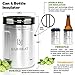 Beer Can & Bottle Insulator/Free 110 Cocktail Recipe Ebook Included/Keep Your Drinks Cold For Hours/Zero Sweat Double Air Vacuum Insulated Drink