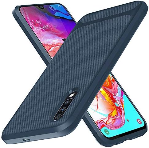 DagoRoo Compatible with Galaxy A70 Case, Shock-Absorption Slim Flexible Phone Case Cover for Samsung Galaxy A70 (6.7") 2019 (Navy)