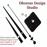 Dhorcas Quartz Clock Movement Kit for Replacement, 3/16