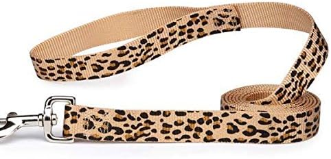 leopard print dog lead