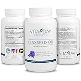 Organic Premium Flaxseed Oil Capsules - Flax Seed for Healthy Heart, Hair, Nails & Weight Loss - 1000mg Supplement - 120 Softgels - NO Soy - Omega 3 6 9 Pills - Made in USA & 100% Satisfaction