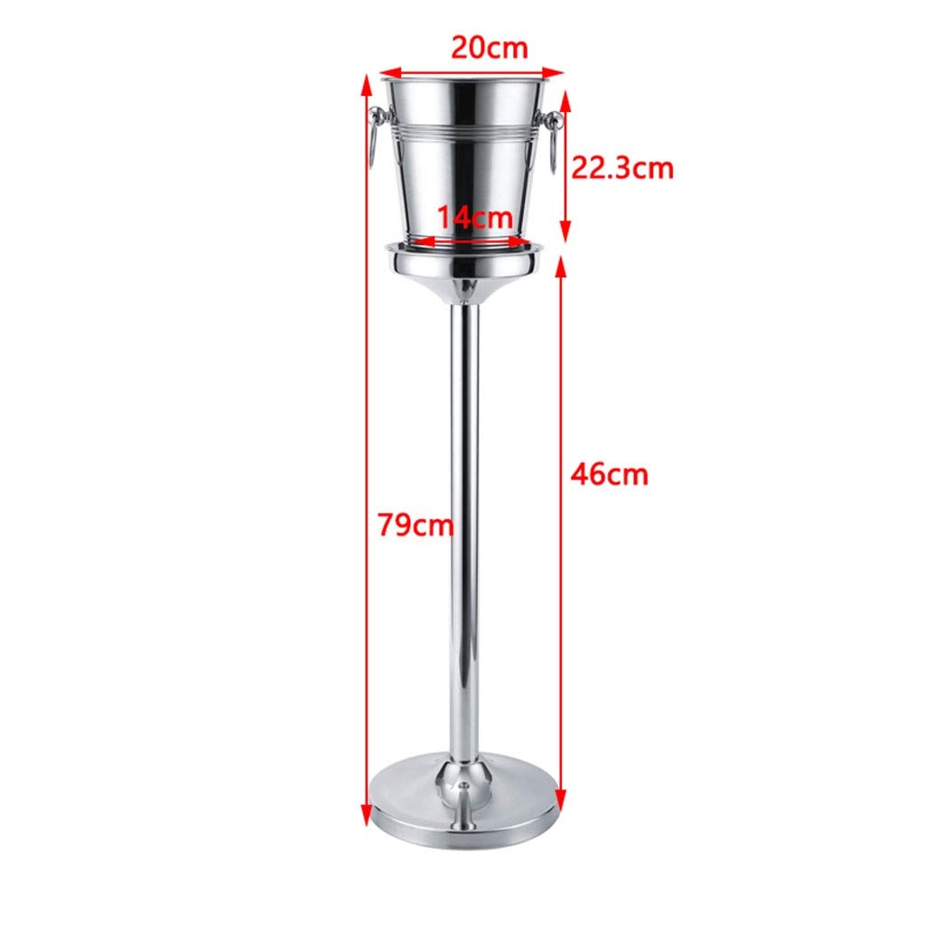 Amazon Com Gxfeng Ice Bucket With Stand 201 Stainless Steel Wine