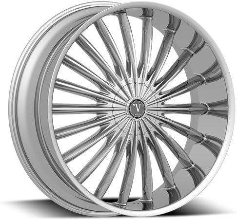 22" Custom Wheels 5x120/114/115/112 &amp; 6x139 Bolt Pattern Velocity U2 RS Rims fits GMC Chevy Toyota Ford Dodge Cadillac BMW Nissan Ram by Wheel Deals