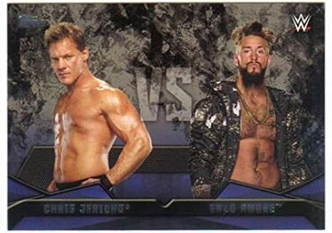 Amazon Com 16 Topps Wwe Then Now Forever Rivalries Wwe 16 Enzo Amore Vs Chris Jericho Official Wrestling Trading Card Collectibles Fine Art