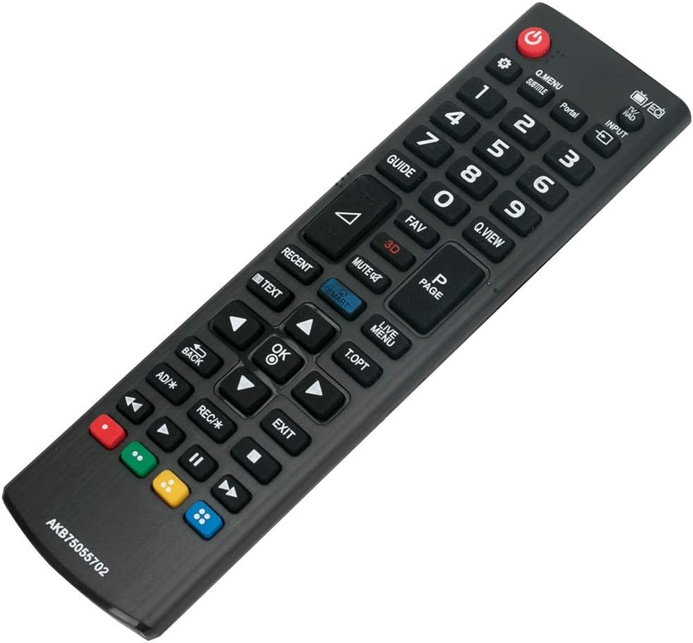 VINABTY AKB75055702 AKB73975729 Remote Control Replaced for LG TV 22MT47D-PZ 19MN43D 22MT47DC-PZ 22MT55D-PR 22LY340C 22MT55D-PZ 22MT55V-PZ 22MT57D-PZ 23MT55D-PZ 23MT75D-PZ 42LB582V 23MT75D-PZ - Image 4