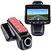 Car Dvr by MIKIZ Mini Hidden Dash Cam with FHD 1080P,WiFi,170°Wide Angle, Night Vision, Adjustable Lens, All - round Monitoring Vehicles