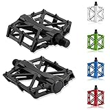Chollima Aluminum Alloy Bicycle Pedals Road Bike Pedals for BMX MTB Cycling 9/16 Inch