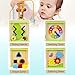 TOP BRIGHT Wooden Activity Cube - 1 Year Old Shape Shorter Bead Maze Toy Educational Baby Gifts for One Year Old Boys and Girls Small Size