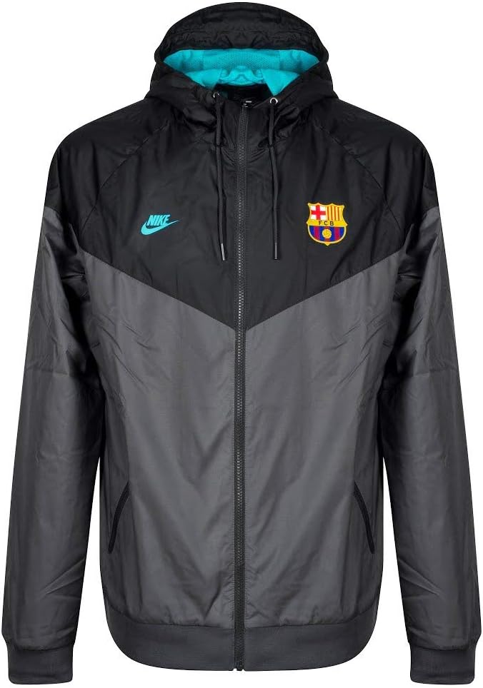 Amazon.com : Nike 2019-2020 Barcelona Authentic Windrunner Jacket (Grey) : Clothing