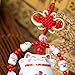 Japanese Lucky Cat Charm, Feng Shui Lucky Cat Ceramic Pendant Charm Hanging for Wealth Fortune