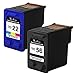 Valuetoner Remanufactured Ink Cartridge Replacement For Hewlett Packard HP 56 & HP 22 C6656AN C9352AN (1 Black, 1 Tri-Color) 2 Pack