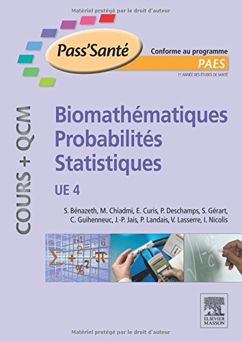 Biomathématiques, probabilités, statistiques