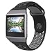 Fitbit Ionic Band, UMTELE Two-toned Perforated Replacement Strap Breathable Accessory Wristband with Quick Lock&Release Buckle for Fitbit Ionic Smart Watch