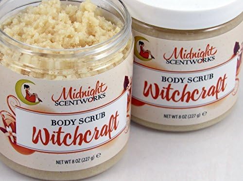 Sugar Scrub with Shea and Cocoa Butter, Body Scrub Witchcraft - Compare to Love Spell