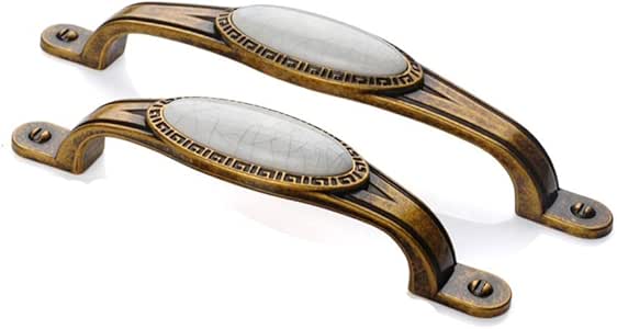 Tiradores de Armario 2pcs Gabinete Tirador Tallado Puerta del Armario