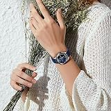 Wownadu 18mm Silicone Watch Strap Navy Blue for Garmin Vivoactive 4S, Venu 3S/2S view 7