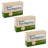 Good Old Values Bamboo Toothpicks, Pack of 3000