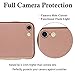 iPhone 8 Case, iPhone 7 Case, AnsTOP Ultra-Slim Full Body Protective Case for iPhone 8/7 with Tempered Glass Screen Protector (Rose Gold)