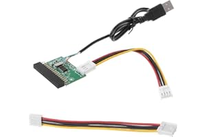 Floppy Drives to USB Adapter Board with Power Cable 1.44MB 3.5inch USB Cable Adapter to 34Pin Floppy Drives Connector PCB Com